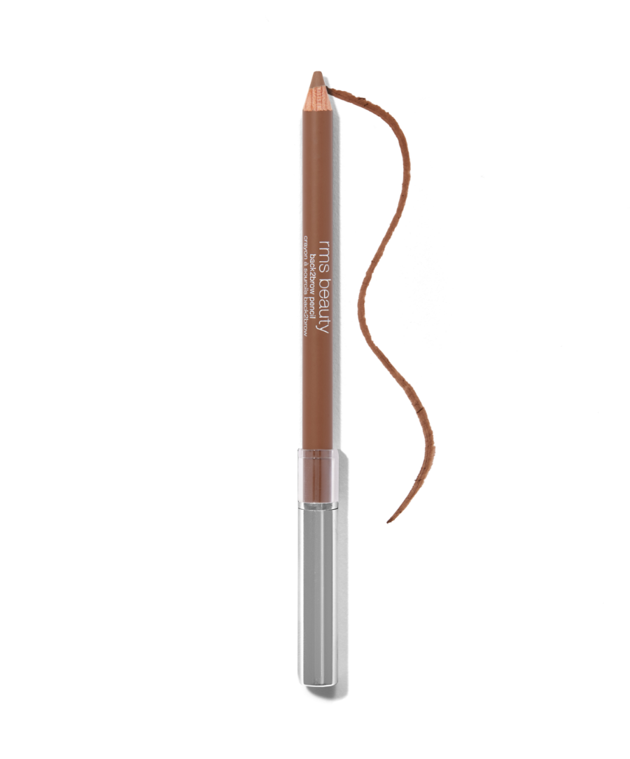 Back2Brow Pencil in Medium showing swatch of creamy texture and color muted medium warm brown ideal for brown/auburn hair